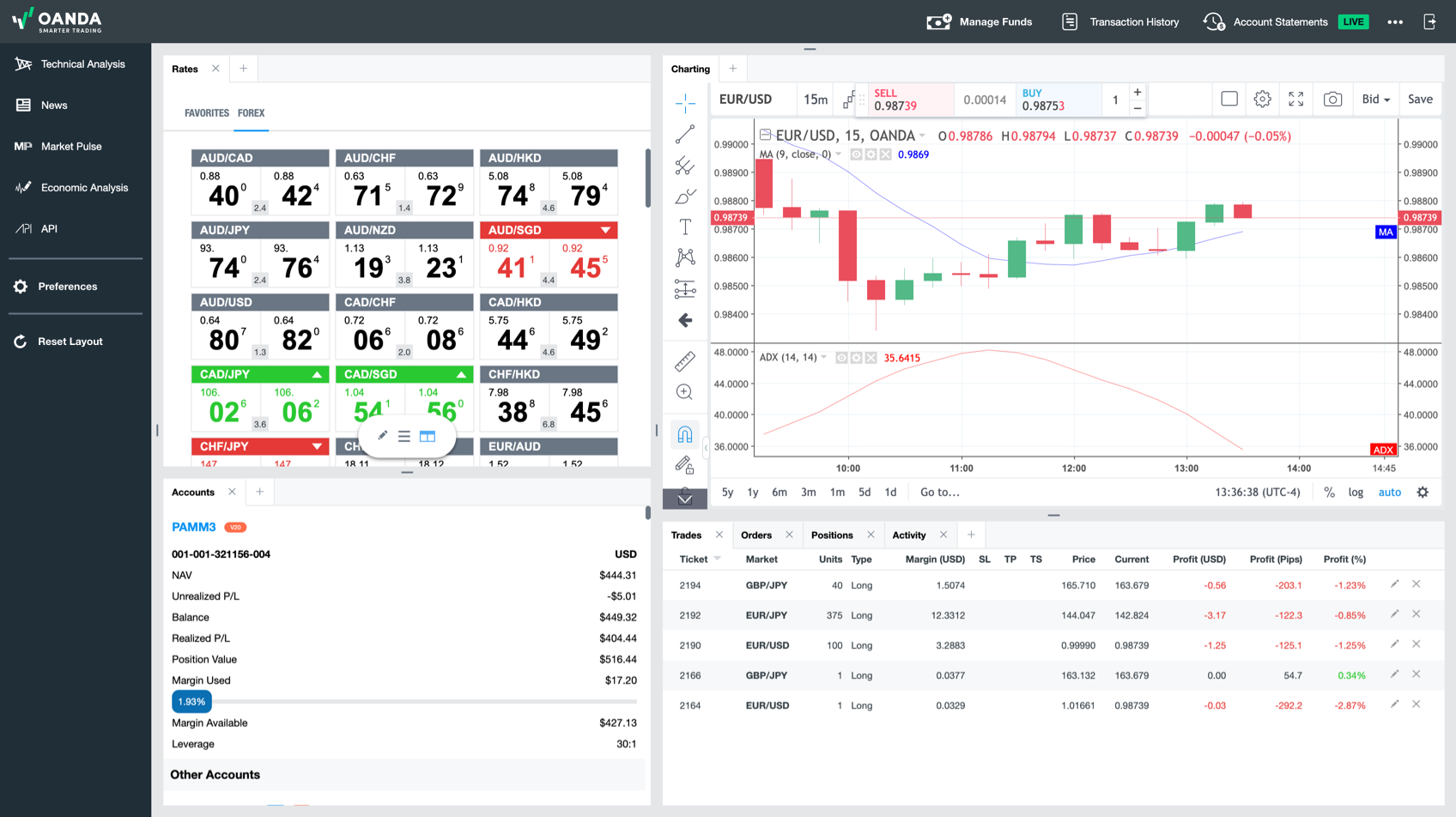 Light theme screen shot